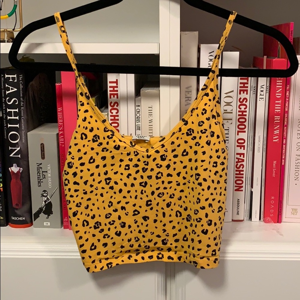 Yellow Crop Top